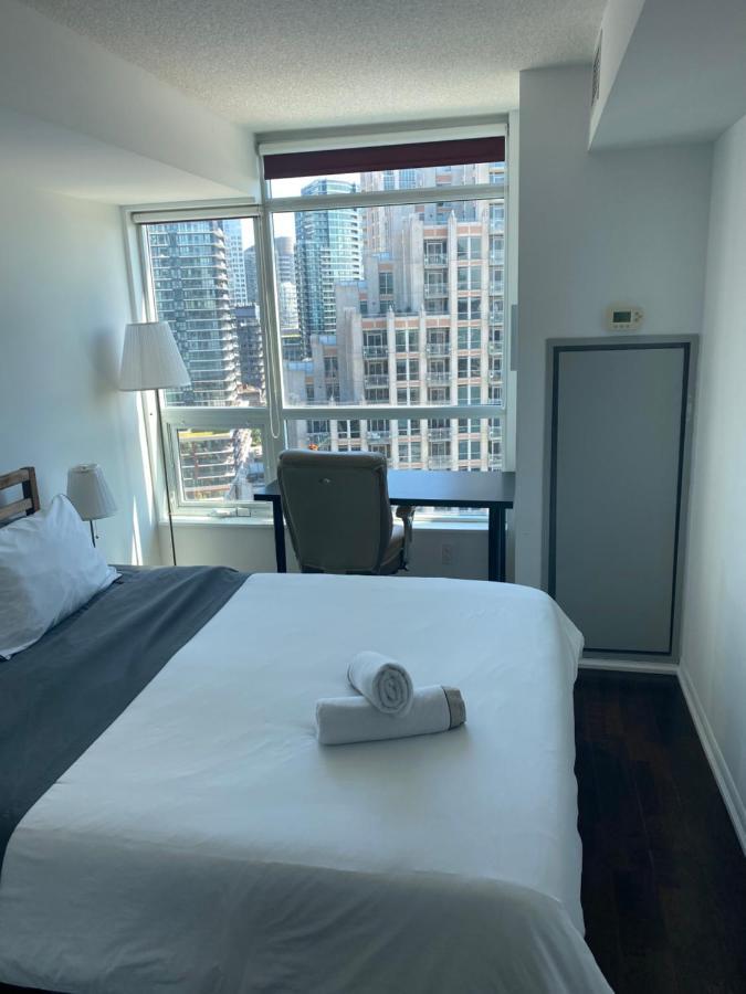 Downtown Toronto+Free Parking+Cn Tower View Apartment Luaran gambar